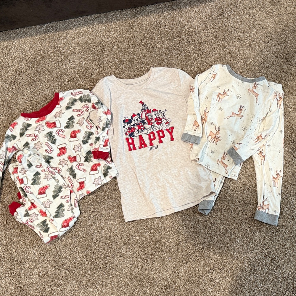 2T Christmas PJs (Burt’s bees and Gap)